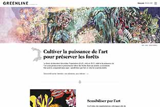 Visuel du site Greenline Foundation